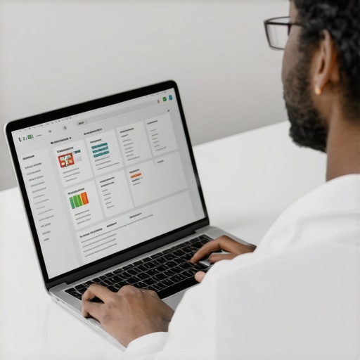 Expert reviewing local citation sources on a laptop for SEO