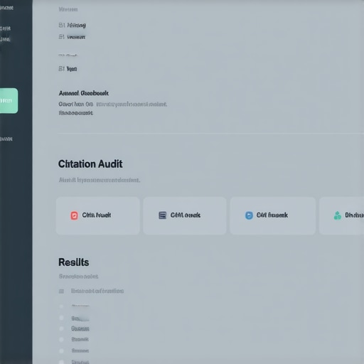 Screenshot of BrightLocal dashboard with citation audit results.