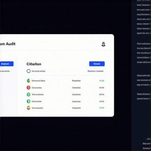 BrightLocal citation audit interface displaying consistency checks