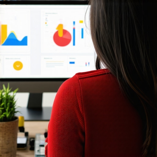 Person reviewing local citation data on a computer screen with SEO tools