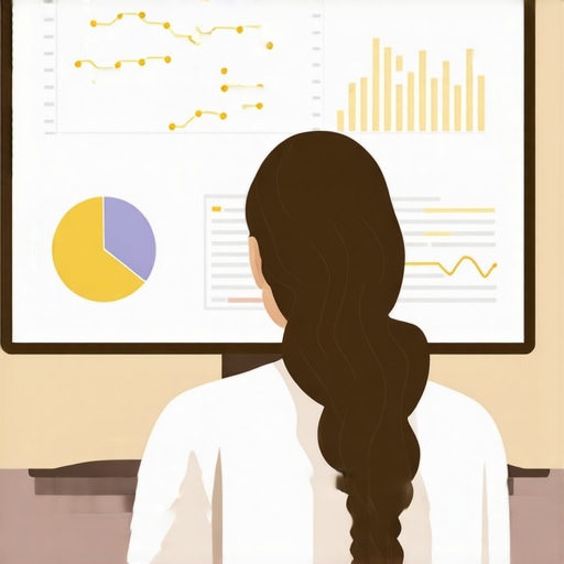 Person reviewing local SEO and citation data on a computer