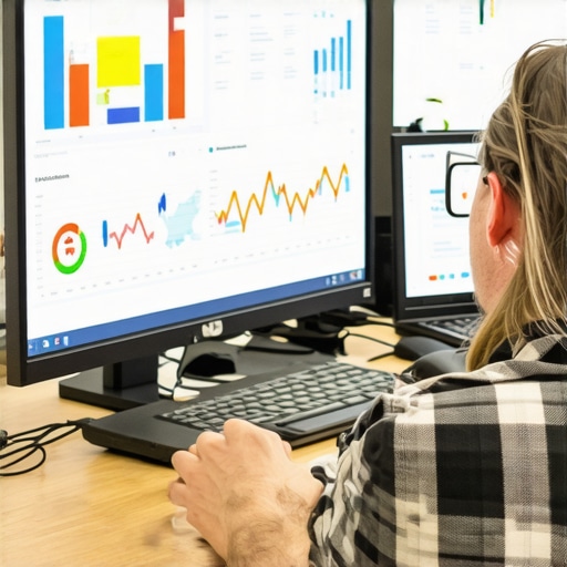 A person reviewing SEO analytics for local maps trust