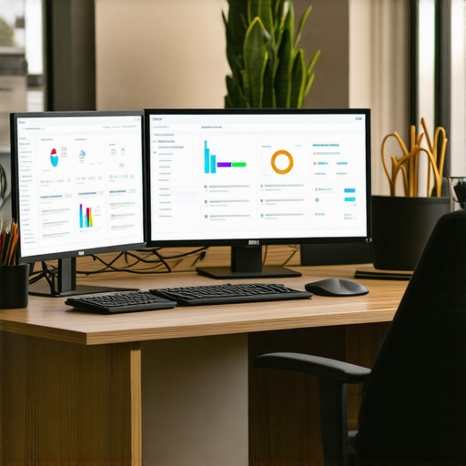 A professional SEO specialist analyzing local citation data on a computer screen, illustrating tools used for citation maintenance.
