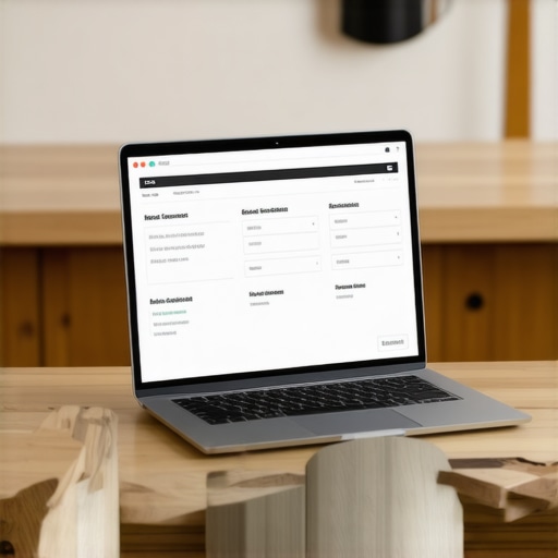 Business owner editing local business listings on a laptop to ensure NAP consistency.
