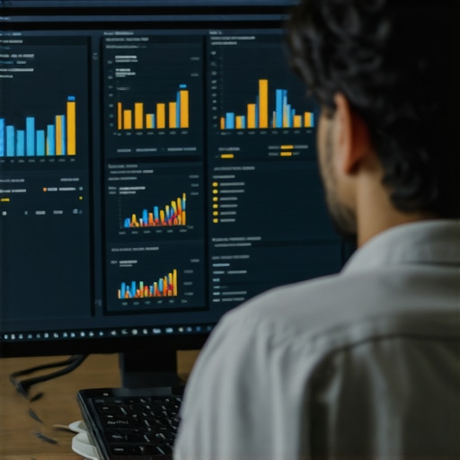 Digital marketer reviewing local SEO backlinks and citations