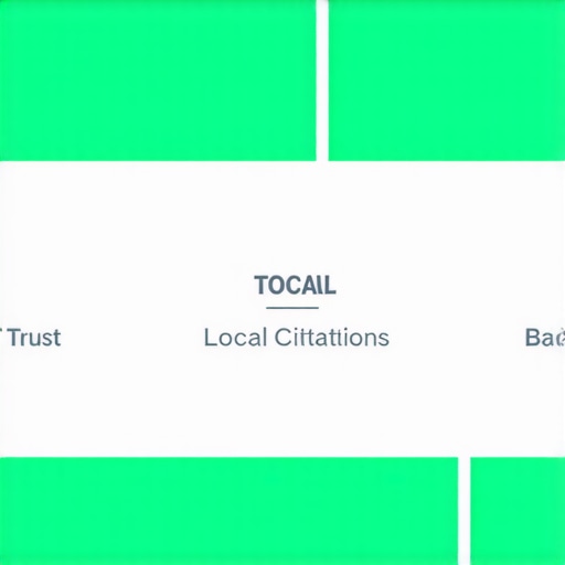 Diagram showing steps for building local citations and backlinks to enhance Google Maps trust in 2026