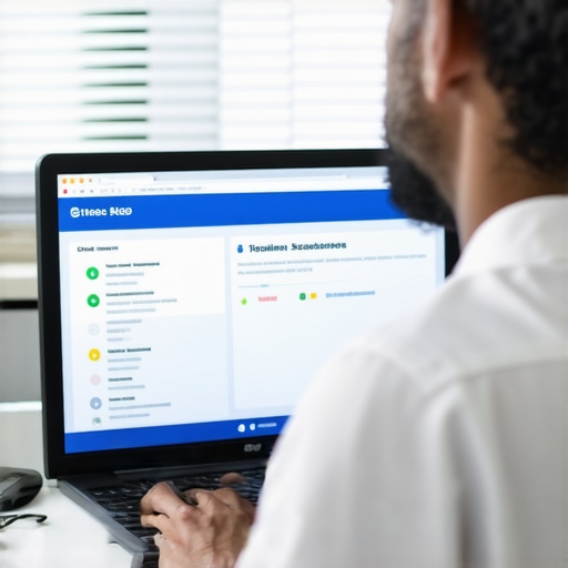 Business owner reviewing and correcting online citations to enhance local trust signals.