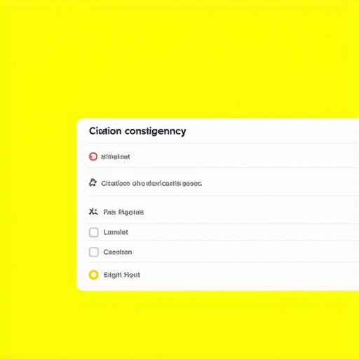 Screenshot of BrightLocal's local citation consistency report indicating areas for improvement