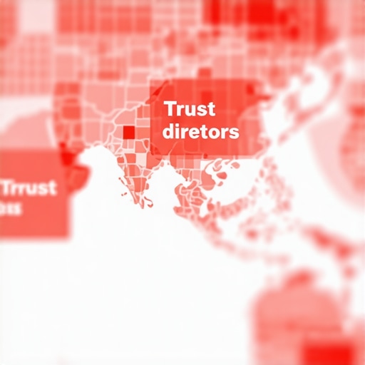 Digital map showcasing high-trust local citation sources with trust signals.