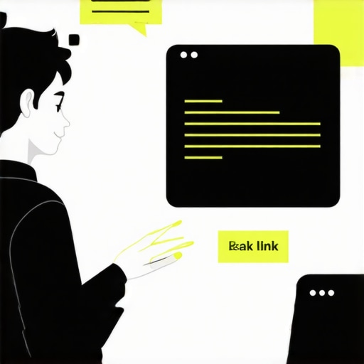 Person analyzing backlink quality and authority sources in local SEO