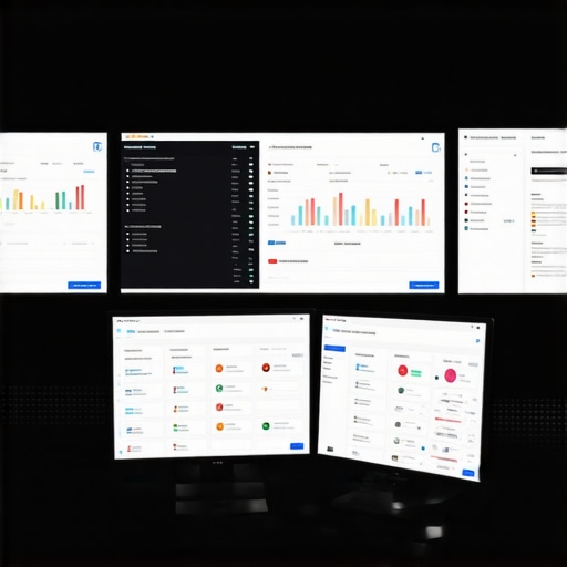 A digital dashboard showcasing citation and backlink management for local SEO optimization.