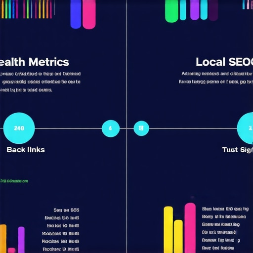 Diagram illustrating citation quality, backlinks, and trust signals boosting map rankings